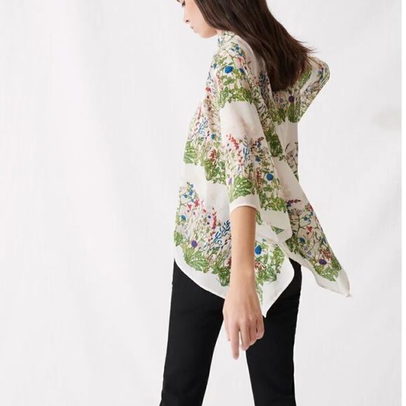 Maje
OVERSIZED FLORAL SHIRT - ecru / green - Picture 6 of 7